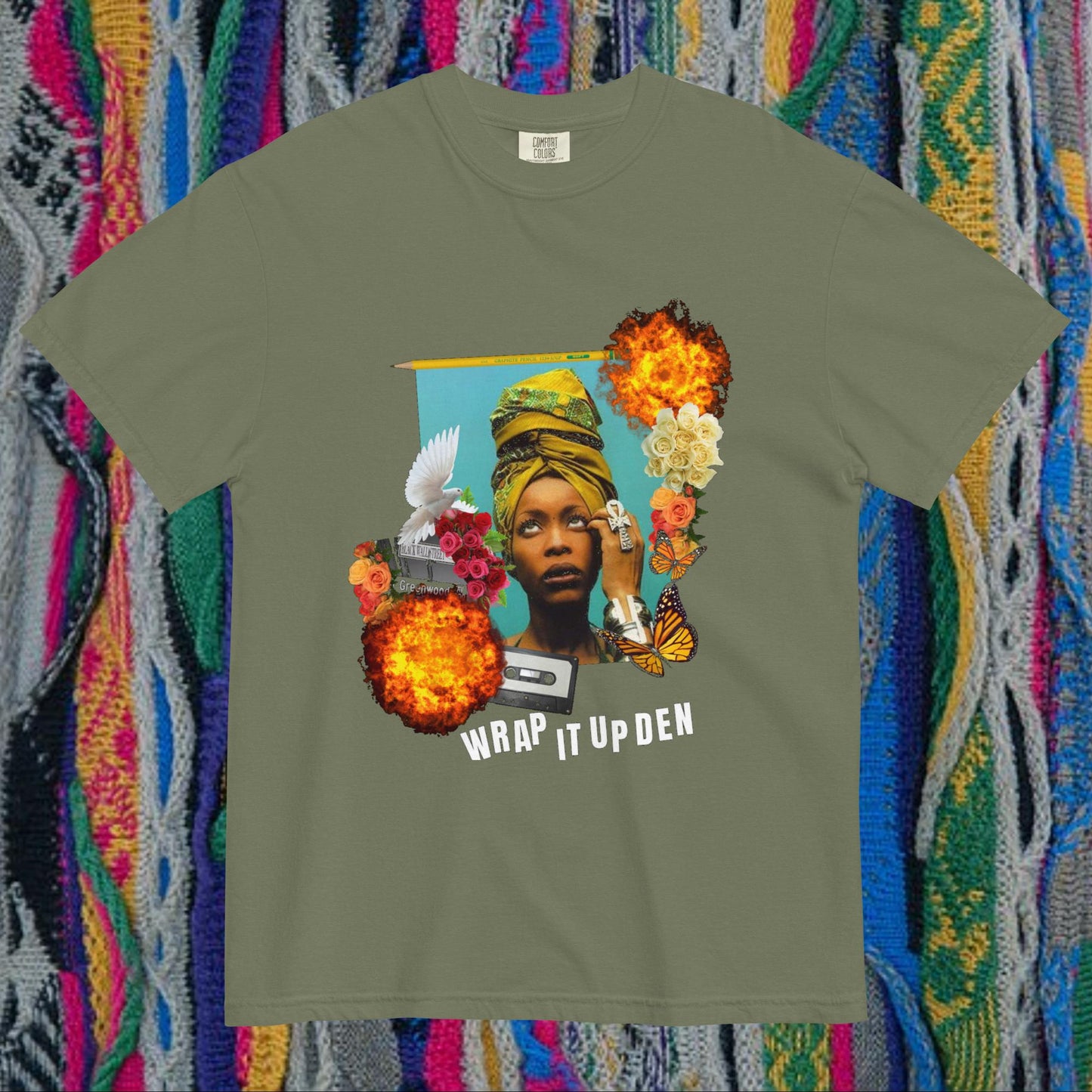 "Wrap It Up Den" T-shirt